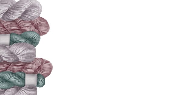 sada priadzí a vzorov